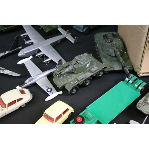 1170 - Collection of various playworn diecast models to include Dinky, Triang Minic Toys, Matchbox, Corgi, ... 