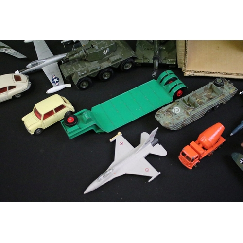 1170 - Collection of various playworn diecast models to include Dinky, Triang Minic Toys, Matchbox, Corgi, ... 