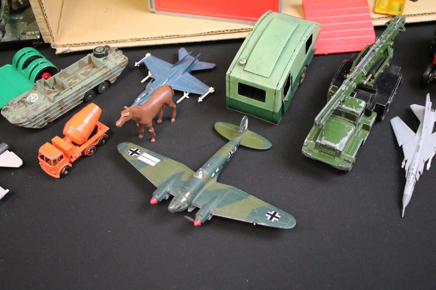 Collection Of Various Playworn Diecast Models To Include Dinky, Triang ...