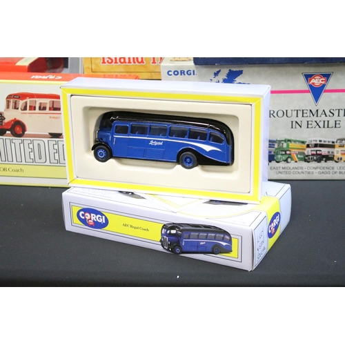 1171 - Collection of 20 boxed Corgi diecast models to include Island Transport, 33802 Malta Bedford OB Coac... 