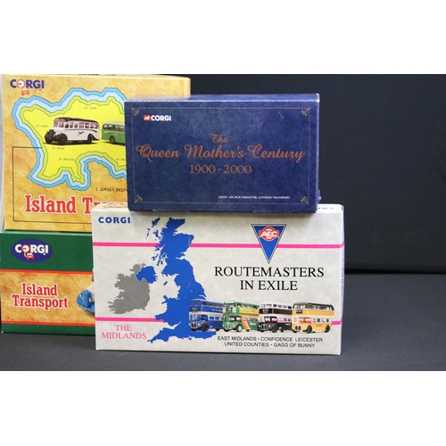 1171 - Collection of 20 boxed Corgi diecast models to include Island Transport, 33802 Malta Bedford OB Coac... 