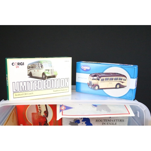 1171 - Collection of 20 boxed Corgi diecast models to include Island Transport, 33802 Malta Bedford OB Coac... 