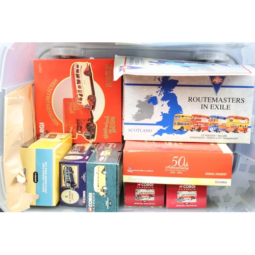 1171 - Collection of 20 boxed Corgi diecast models to include Island Transport, 33802 Malta Bedford OB Coac... 