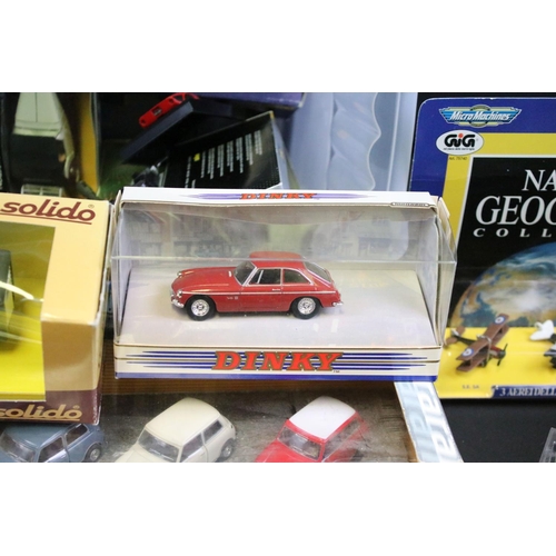 1176 - Collection of 16 boxed diecast models to include 2 x Oxford Diecast models to include DH80 Puss Moth... 