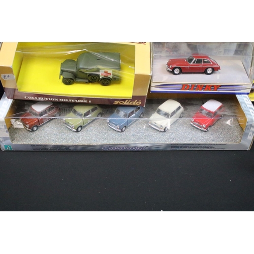 1176 - Collection of 16 boxed diecast models to include 2 x Oxford Diecast models to include DH80 Puss Moth... 