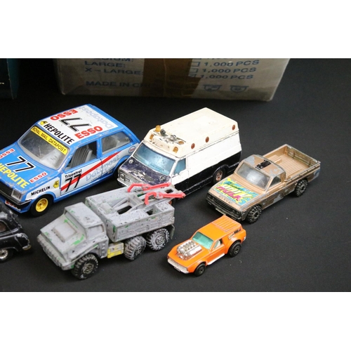 1181 - Collection of mid 20th C onwards play worn diecast to include Corgi, Matchbox Super Kings, Burago, L... 