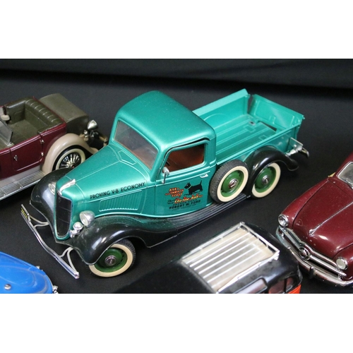 1183 - Collection of seven diecast models to include NZG Model, Franklin Mint, Burago and Solido, featuring... 