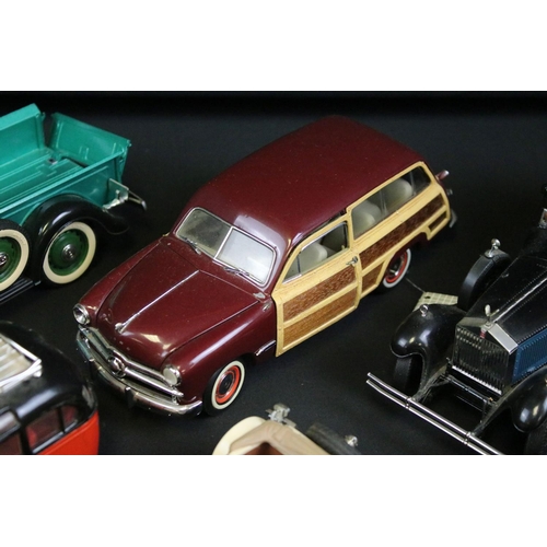 1183 - Collection of seven diecast models to include NZG Model, Franklin Mint, Burago and Solido, featuring... 