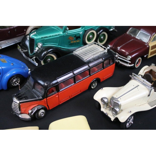 1183 - Collection of seven diecast models to include NZG Model, Franklin Mint, Burago and Solido, featuring... 