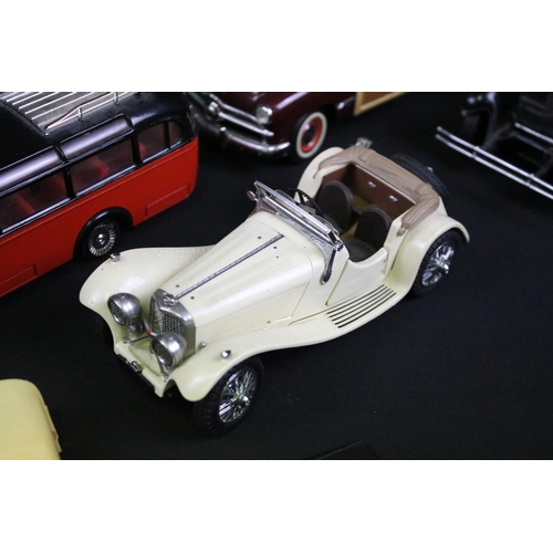 1183 - Collection of seven diecast models to include NZG Model, Franklin Mint, Burago and Solido, featuring... 