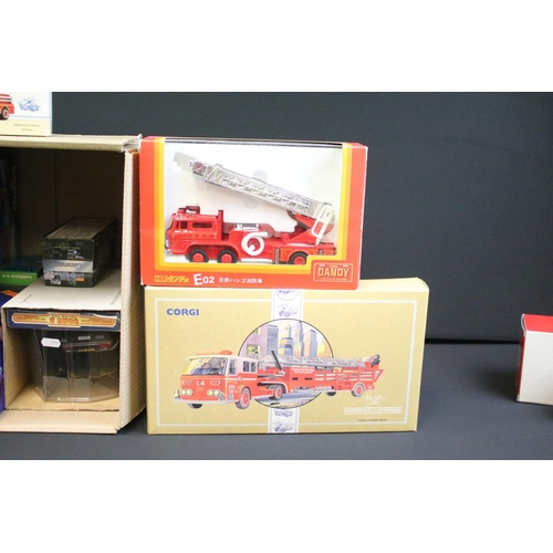 1188 - Collection of 14 boxed diecast models to include Code 3 Police Car, Matchbox K-119 Fire Rescue Set, ... 