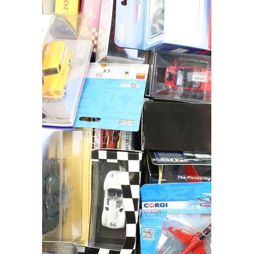 1190 - Collection of 42 boxed diecast models to include Corgi 100 Years Of Flight models featuring GUP1551,... 