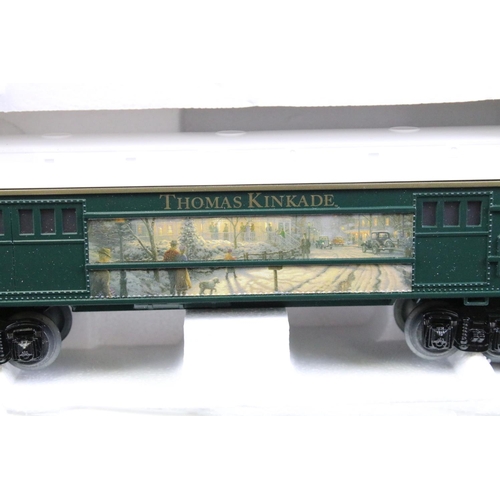 132 - Boxed Lionel O gauge 6-81395 Thomas Kinkade train set, complete and ex