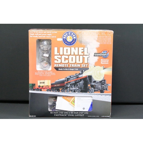 137 - Boxed Lionel O gauge 6-30183 Lionel Scout train set, complete and ex