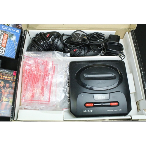 Retro Gaming - Boxed SEGA Mega Drive II 16 Bit games console, all ...