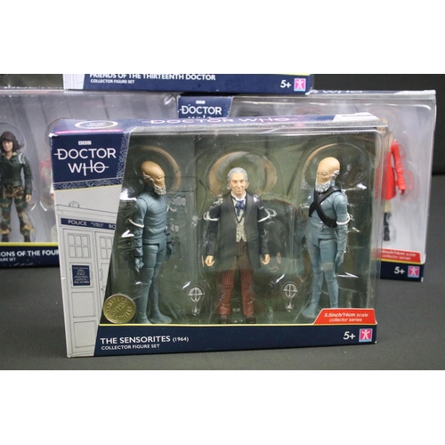 1411 - 15 Boxed Character Doctor Who Collectors Figure Sets to include The Tenth Doctor, The Thirteen Docto... 