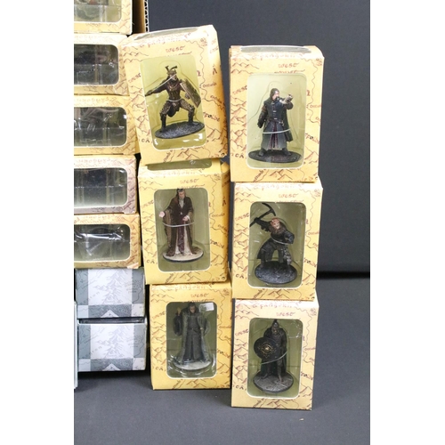 1413 - 11 Sealed Eaglemoss Lord Of The Rings Collectors Models along with 12 x boxed Eaglemoss Collectors C... 