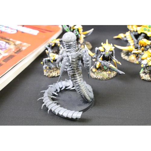 1415 - Fantasy Gaming - Collection Of Games Workshop Warhammer painted figures and buildings to include Tyr... 