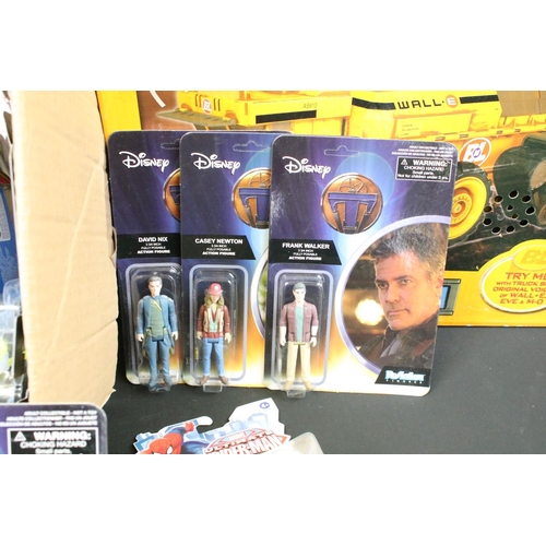 1420 - 34 Carded / boxed Disney figures to include Wall-e, Tomorrowland A World Beyond, Monsters University... 