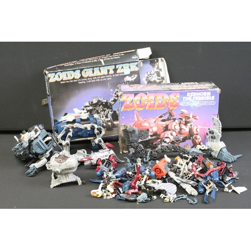 305 - Quantity of Tomy Zoids to include boxed Redhorn The Terrible, Giant ZRK (part built with box) & vari... 