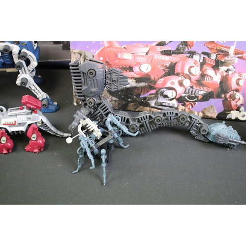 305 - Quantity of Tomy Zoids to include boxed Redhorn The Terrible, Giant ZRK (part built with box) & vari... 