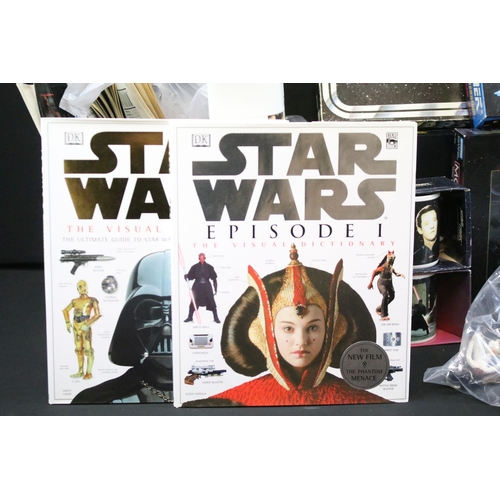 307 - Collection of Star Wars / Star Trek collectibles, board games & figures to include boxed Star Trek T... 