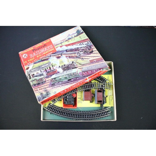 108 - Collection of HO gauge model railway to include 2 x boxed Jouef train sets (P1403 Electric and P1401... 