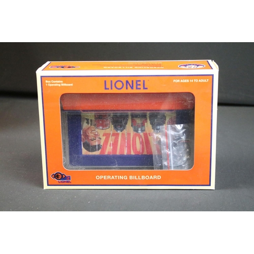 119 - 11 Boxed Lionel O gauge trackside accessories to include 6-14110 Operating Ferris Wheel, 6-12948 Bas... 