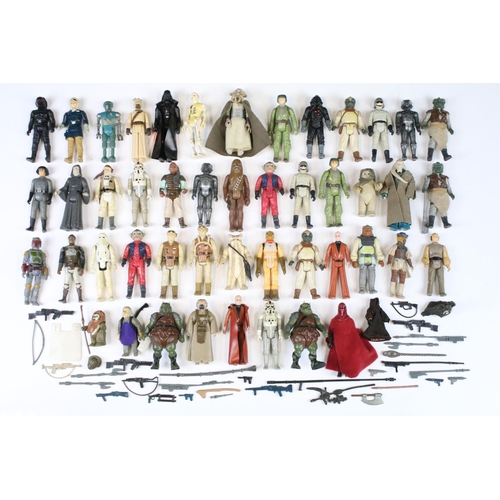 1479 - Star Wars - 48 Original Star Wars figures to include Chewbacca, Han Solo, AT-AT Driver, AT-ST Driver... 