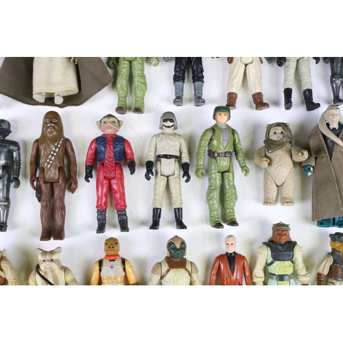 1479 - Star Wars - 48 Original Star Wars figures to include Chewbacca, Han Solo, AT-AT Driver, AT-ST Driver... 