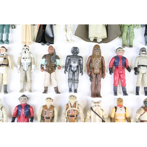 1479 - Star Wars - 48 Original Star Wars figures to include Chewbacca, Han Solo, AT-AT Driver, AT-ST Driver... 