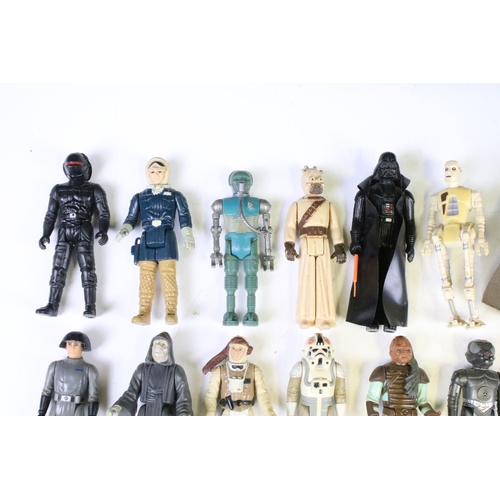 1479 - Star Wars - 48 Original Star Wars figures to include Chewbacca, Han Solo, AT-AT Driver, AT-ST Driver... 