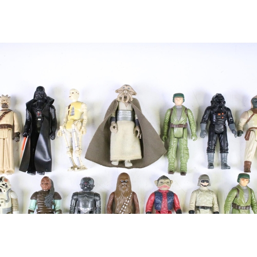 1479 - Star Wars - 48 Original Star Wars figures to include Chewbacca, Han Solo, AT-AT Driver, AT-ST Driver... 