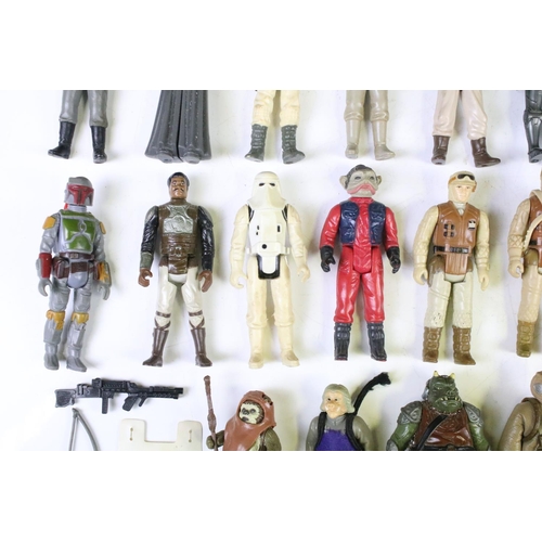 1479 - Star Wars - 48 Original Star Wars figures to include Chewbacca, Han Solo, AT-AT Driver, AT-ST Driver... 