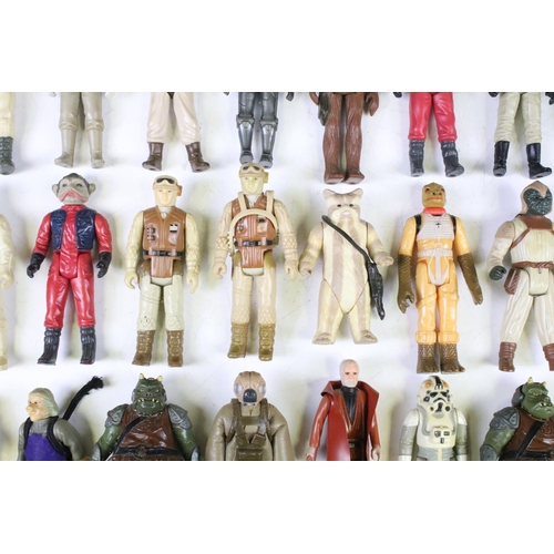 1479 - Star Wars - 48 Original Star Wars figures to include Chewbacca, Han Solo, AT-AT Driver, AT-ST Driver... 