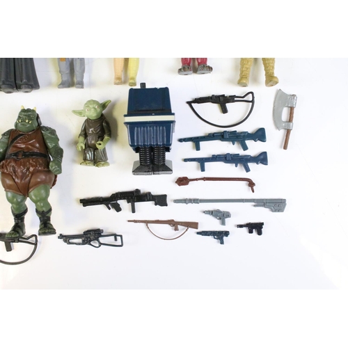 1480 - Star Wars - 54 Original Star Wars figures to include Biker Scout, Darth Vader, Squid Head, C3P0, Che... 