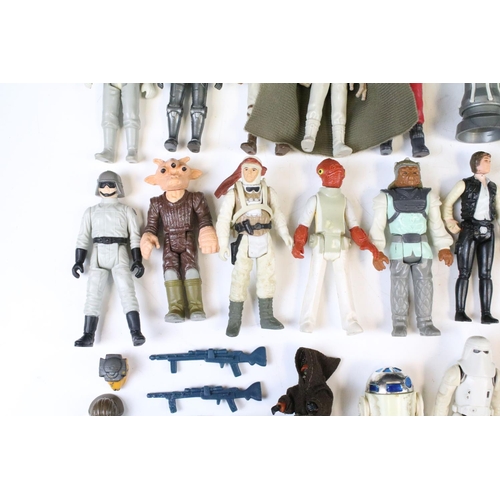 1480 - Star Wars - 54 Original Star Wars figures to include Biker Scout, Darth Vader, Squid Head, C3P0, Che... 