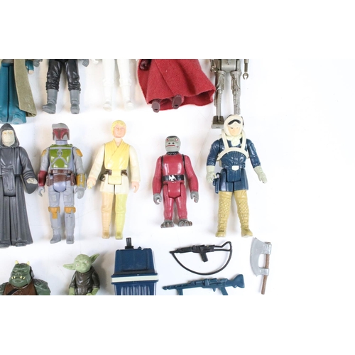 1480 - Star Wars - 54 Original Star Wars figures to include Biker Scout, Darth Vader, Squid Head, C3P0, Che... 