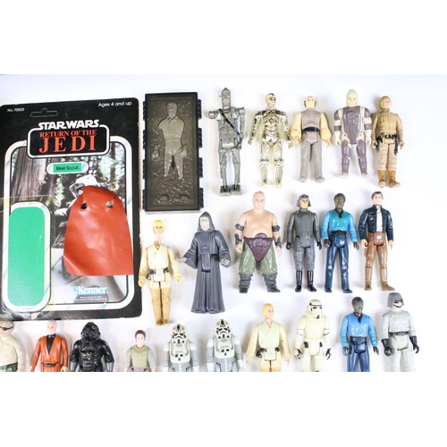 1481 - Star Wars - 53 Original Star Wars figures to include 2-1B, R2-D2, AT-AT Driver, B-Wing Pilot, Bib Fo... 