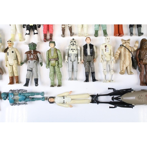 1481 - Star Wars - 53 Original Star Wars figures to include 2-1B, R2-D2, AT-AT Driver, B-Wing Pilot, Bib Fo... 