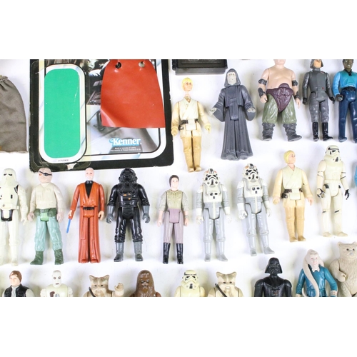 1481 - Star Wars - 53 Original Star Wars figures to include 2-1B, R2-D2, AT-AT Driver, B-Wing Pilot, Bib Fo... 