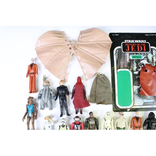 1481 - Star Wars - 53 Original Star Wars figures to include 2-1B, R2-D2, AT-AT Driver, B-Wing Pilot, Bib Fo... 