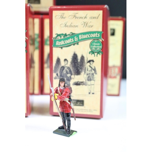 249 - Collection of ten boxed Britains Classic Collection metal figures to include 9 x The French And Indi... 