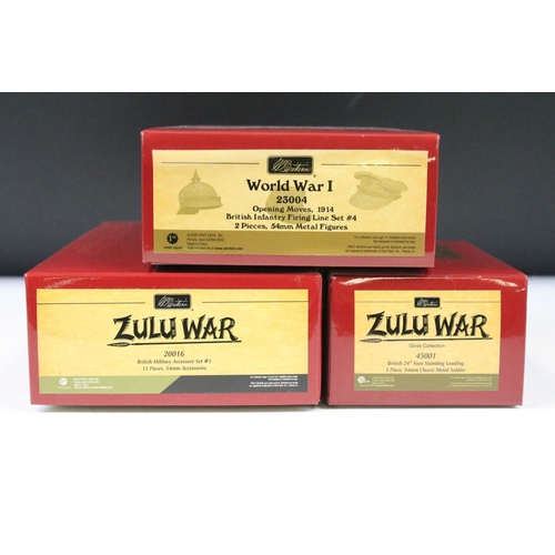 250 - Collection of six boxed Britains Zulu War and World War 1 Gloss Collection metal figures to include ... 