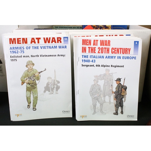 255 - Collection of 24 boxed metal soldiers and various other collectable metal figures to include Britain... 