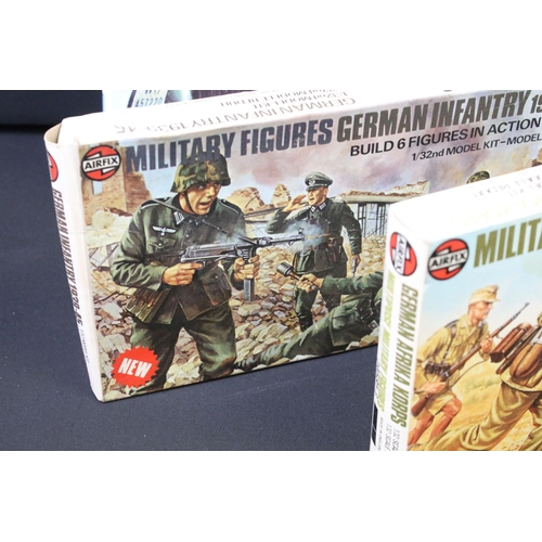 260 - 10 Boxed plastic model kits to include 7 x 1/32 Airfix Military Figures (British Eighth Army, 5 x Ge... 