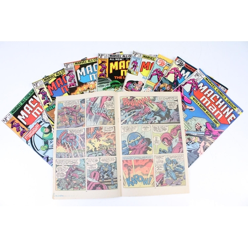 1501 - Comics - Collection of 91 1970s onwards Marvel comics to include 18 x Machine Man with a run from is... 