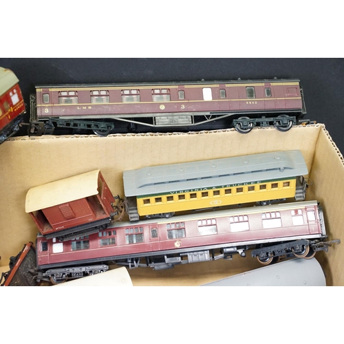 156 - 100 OO gauge items of rolling stock to include Wrenn, Hornby, Triang, Hornby Dublo and kit built exa... 