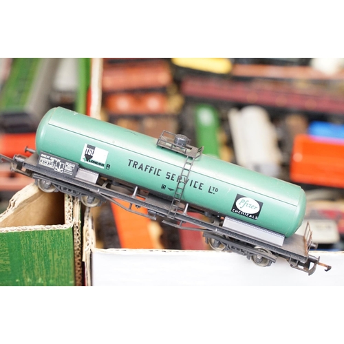 156 - 100 OO gauge items of rolling stock to include Wrenn, Hornby, Triang, Hornby Dublo and kit built exa... 