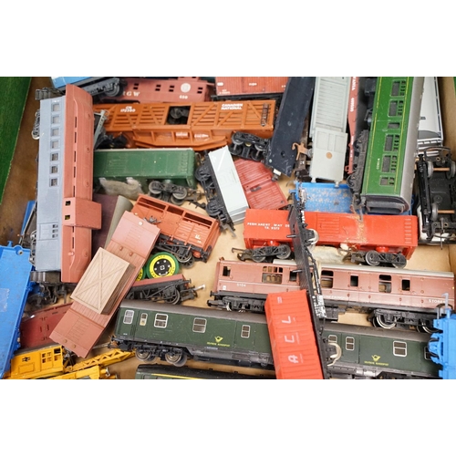 156 - 100 OO gauge items of rolling stock to include Wrenn, Hornby, Triang, Hornby Dublo and kit built exa... 